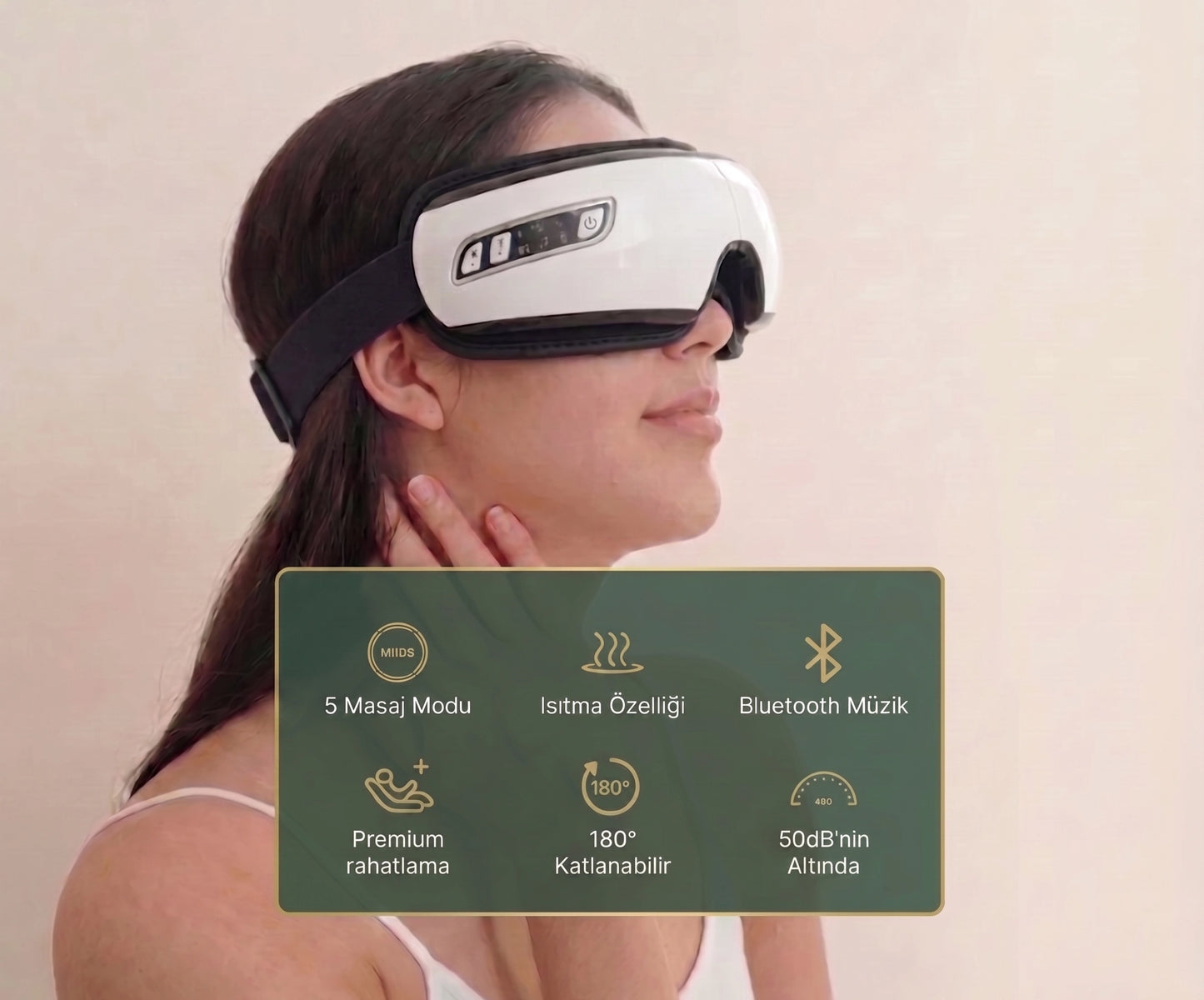 Relaxio™ Migren Masaj Gözlüğü