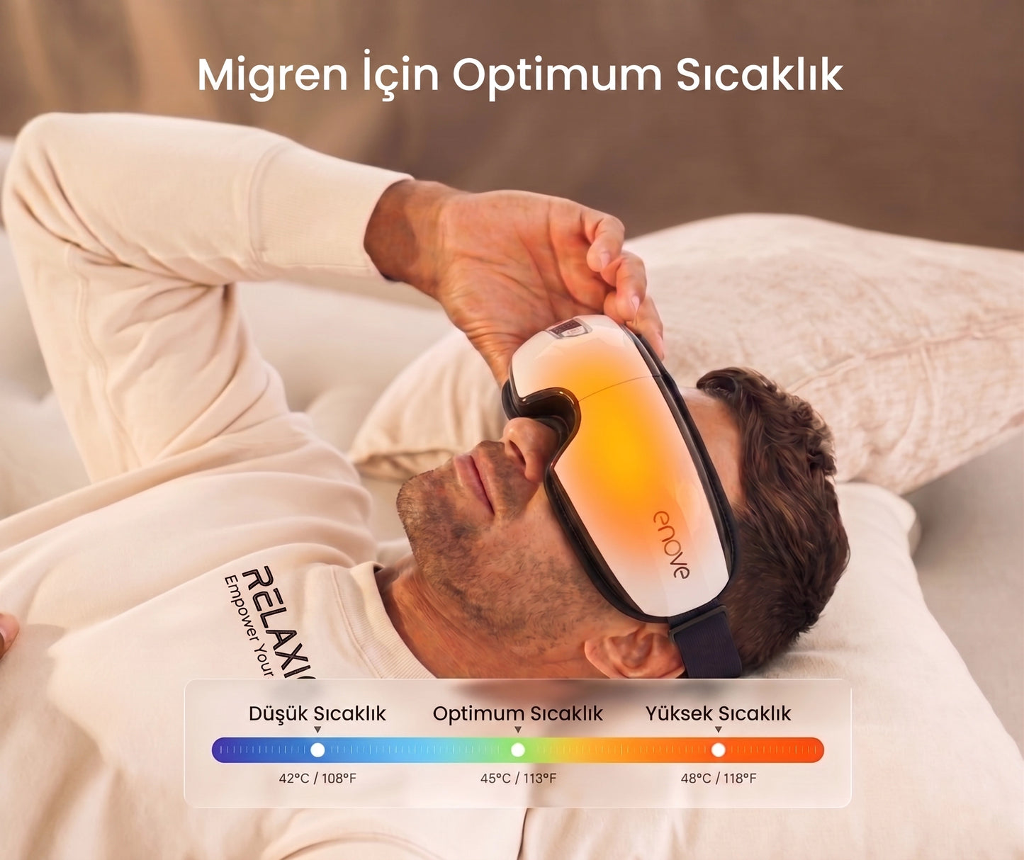 Relaxio™ Migren Masaj Gözlüğü